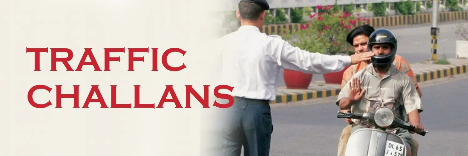 Traffic challan