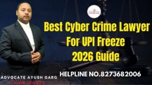 Read more about the article Best Cyber Crime Lawyer For UPI Freeze 2026 Guide | Advocate Ayush Garg | 8273682006